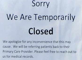 Pain Management Clinics Close Without Warning