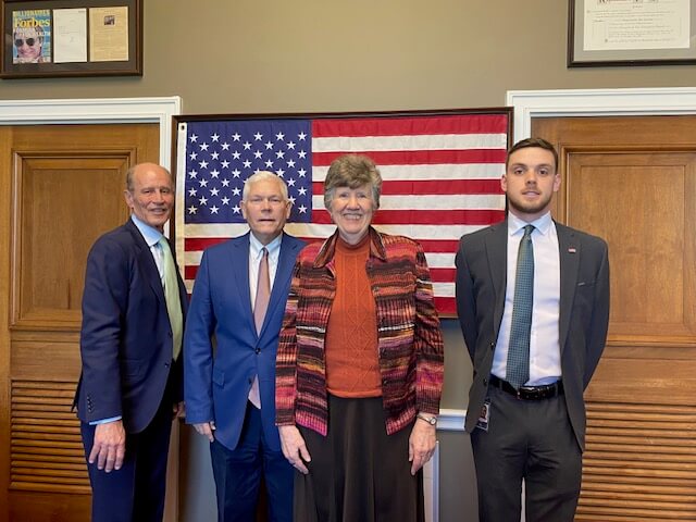 Tom Grahm, MD, Jeff Sessions, me, Sloan Hamill