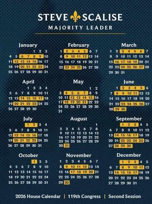 2026 HR Floor Schedule
